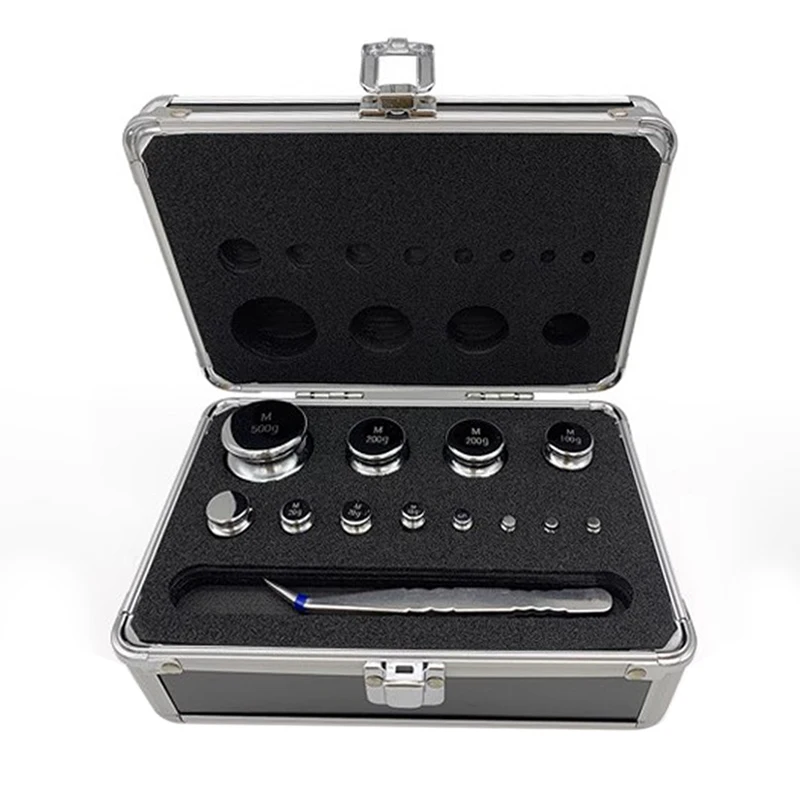 F1 Grade 1mg-100g Precision Stainless Steel Scale Calibration Weight Kit Set