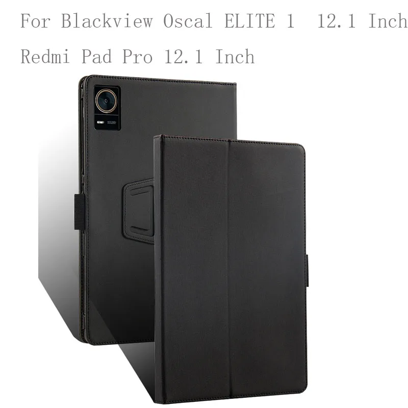 Leather Cover For Blackview Oscal ELITE 1 Redmi Pad Pro 12.1 inches Tablet with Hand Holder Case