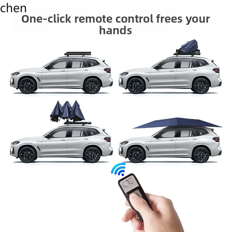 

roof automatic car parasol mobile canopy folding carport sun protection and heat insulation