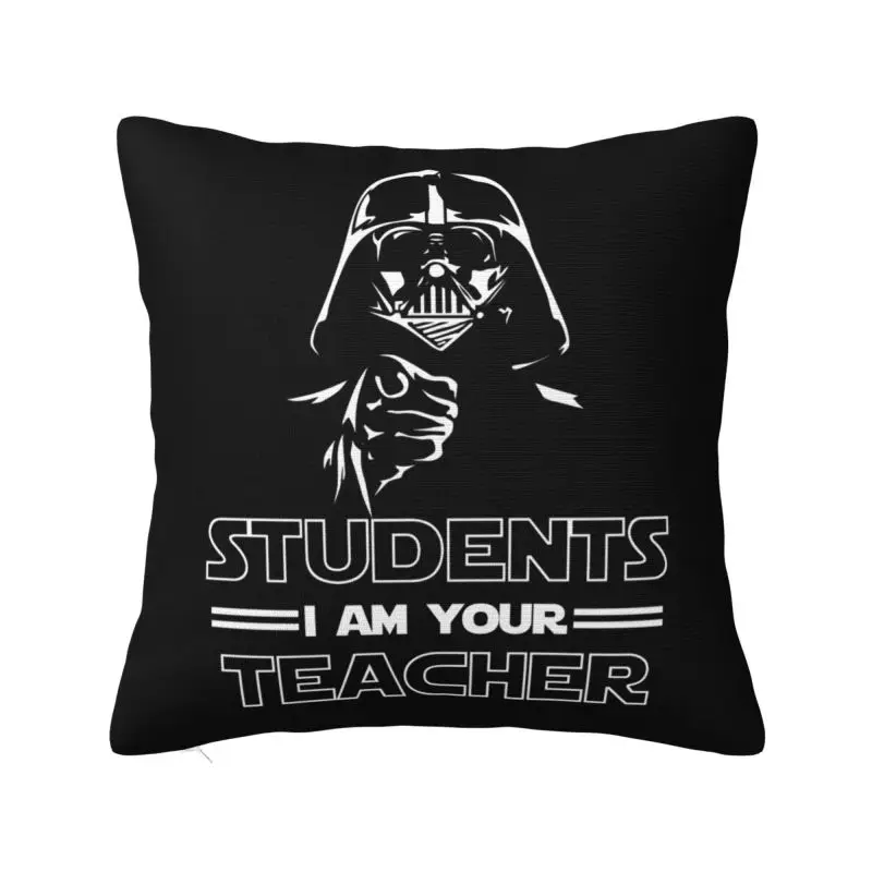 Fashion Math Pillow Case Decoration Nordic Students I Am Your Teacher Outdoor Cushions Square Pillowcase