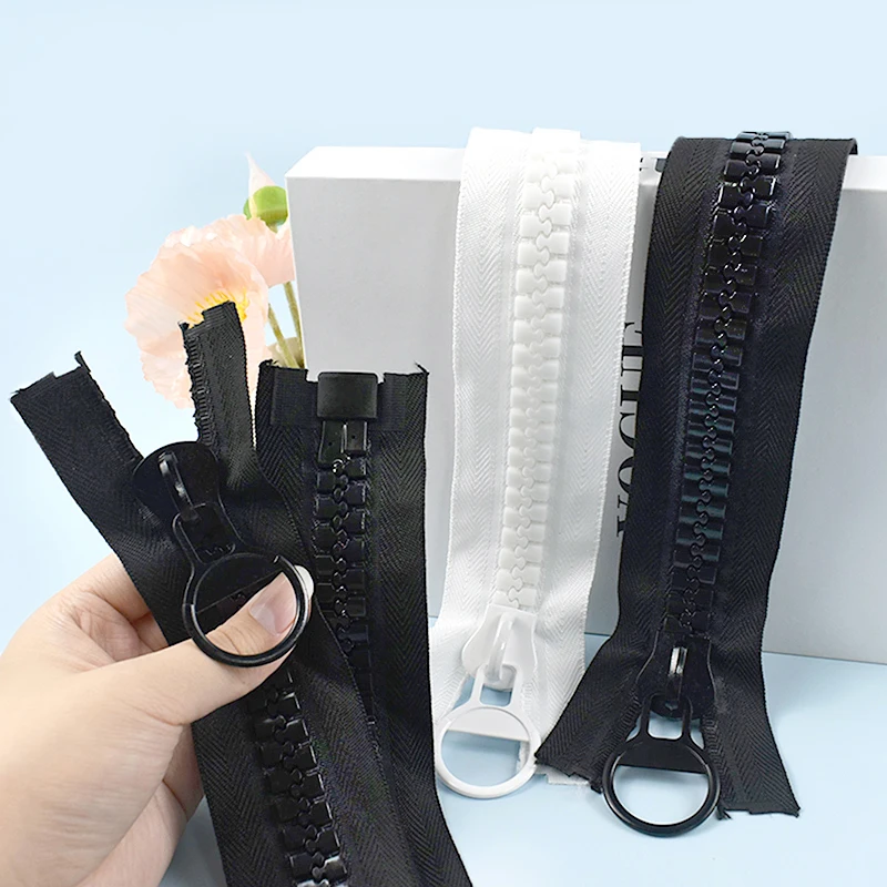 

1Pc 60-300cm 20# Resin Zippers for Bag Extra Large Open-End Zipper Backpack Coat Tent Zip Repair Kits Garment Sewing Accessories