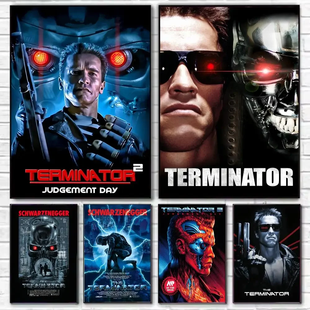Movie The Terminator Poster HD Art Decorative Wall Art Waterproof Home Décor for Living Room Bedroom Café Stylish Gift