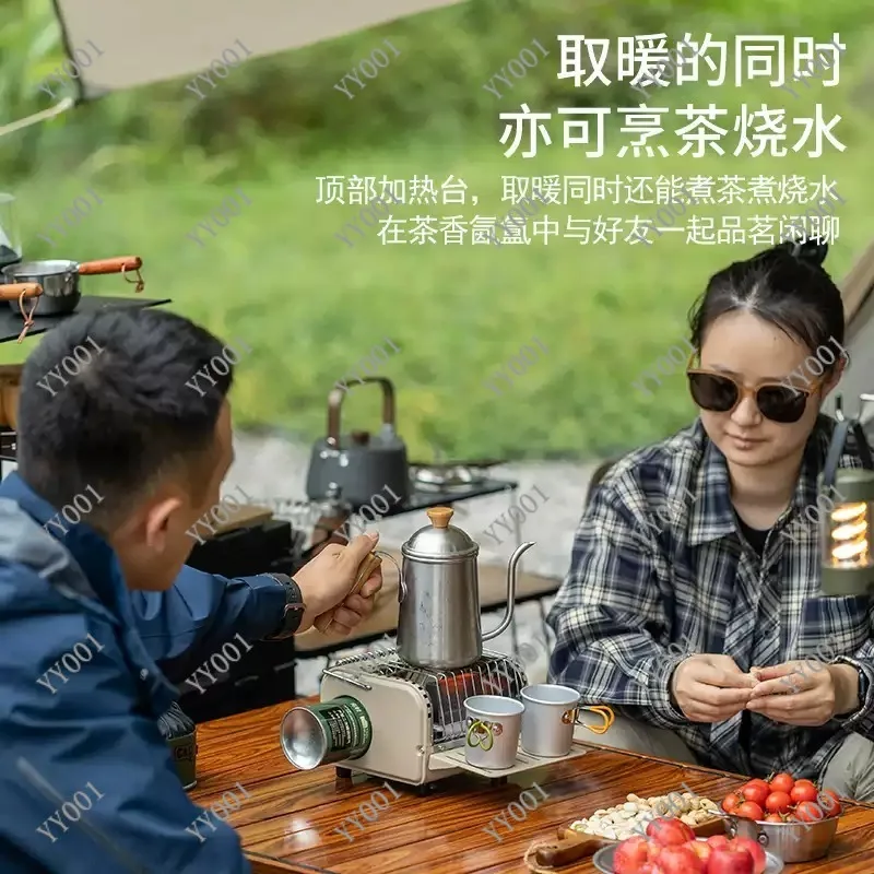 Portable Mini Gas Heating Stove for Camping Fishing Outdoor Winter Warm Heater Supplies