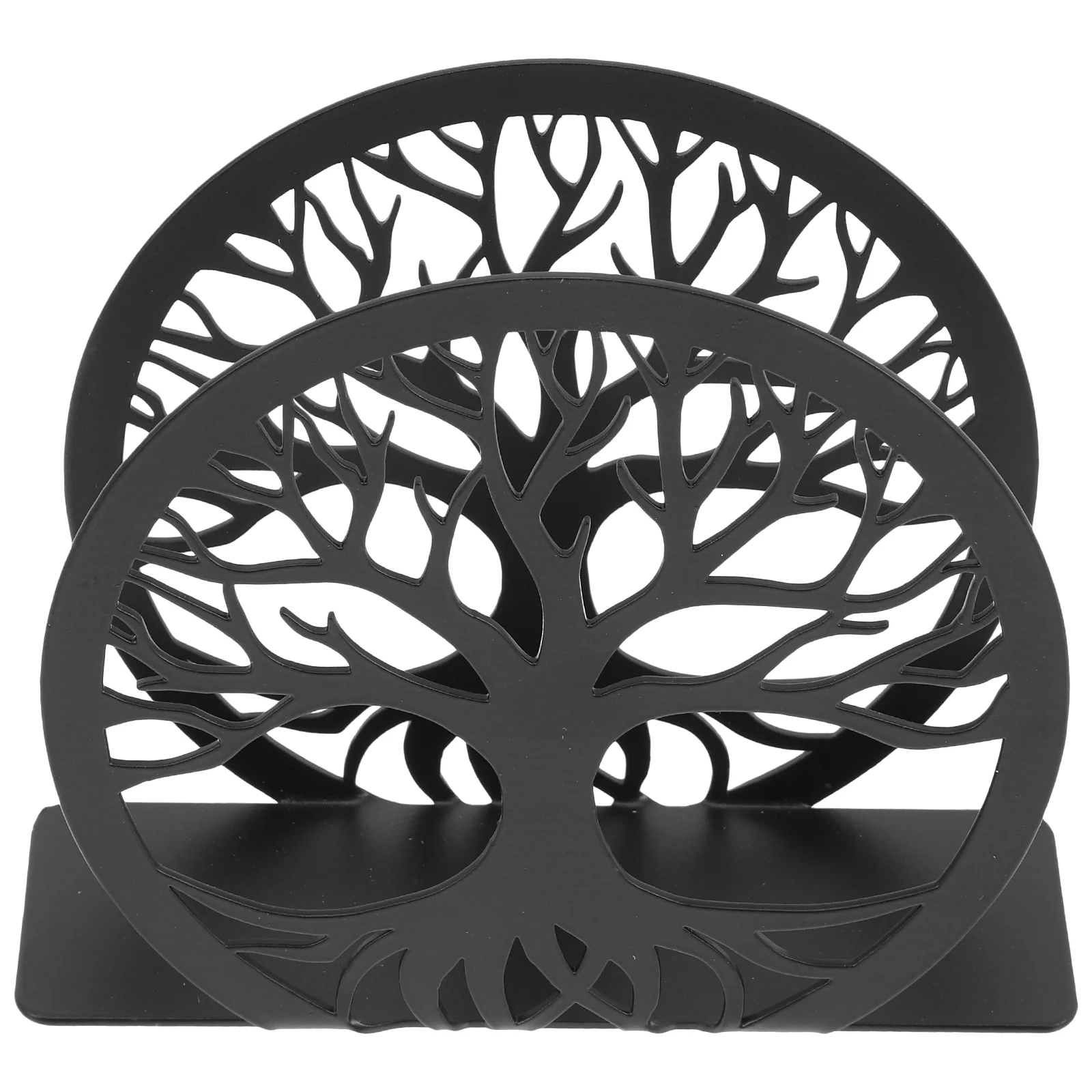 

Fall Decor Iron Paper Towel Holder Napkin Holders for Kitchen Lanyard Tabletop Vintage Black Storage Stand Decorative Home