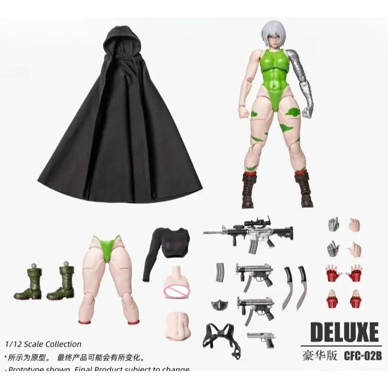 

Pre-sale XCocann CFC02 1/12 Scale Hobbies Female Soldier Super Flexible Joint Body Set Model for 6" Action Figure Toy DIY