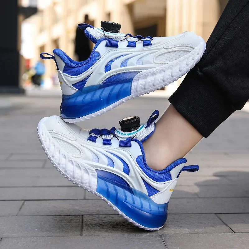 

Airy Kids Outdoor Sneakers Full Ventilation System Thick Soft Sole Robust Structure for Daily Sports and Playground Fun