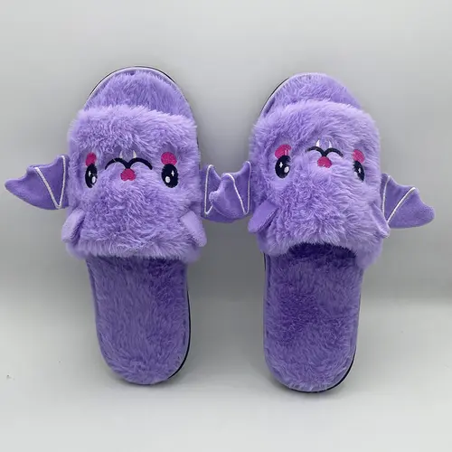 TreasuringU Halloween Kawaii Bat Plush Toys with Slippers Cute Plushie Dolls Cartoon Funny Ghost Toys Kids Birthday Gift - Image 2