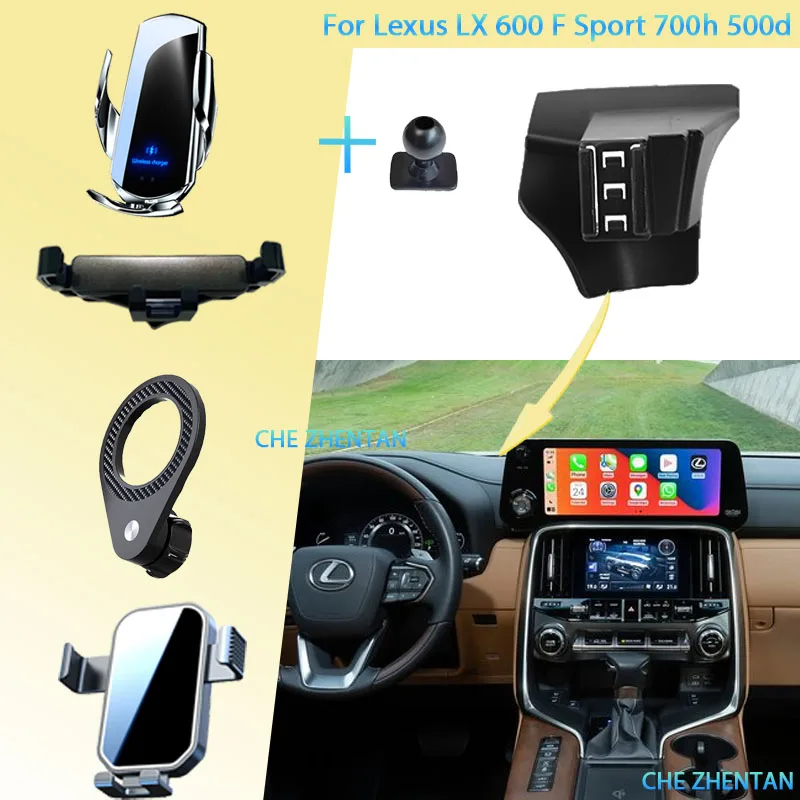 

Car Mount for Lexus LX 600 F Sport 700h 500d J310 2022~2025 Mobile Phone Holder Cellphone Bracket Gravity Stand Auto Accessories