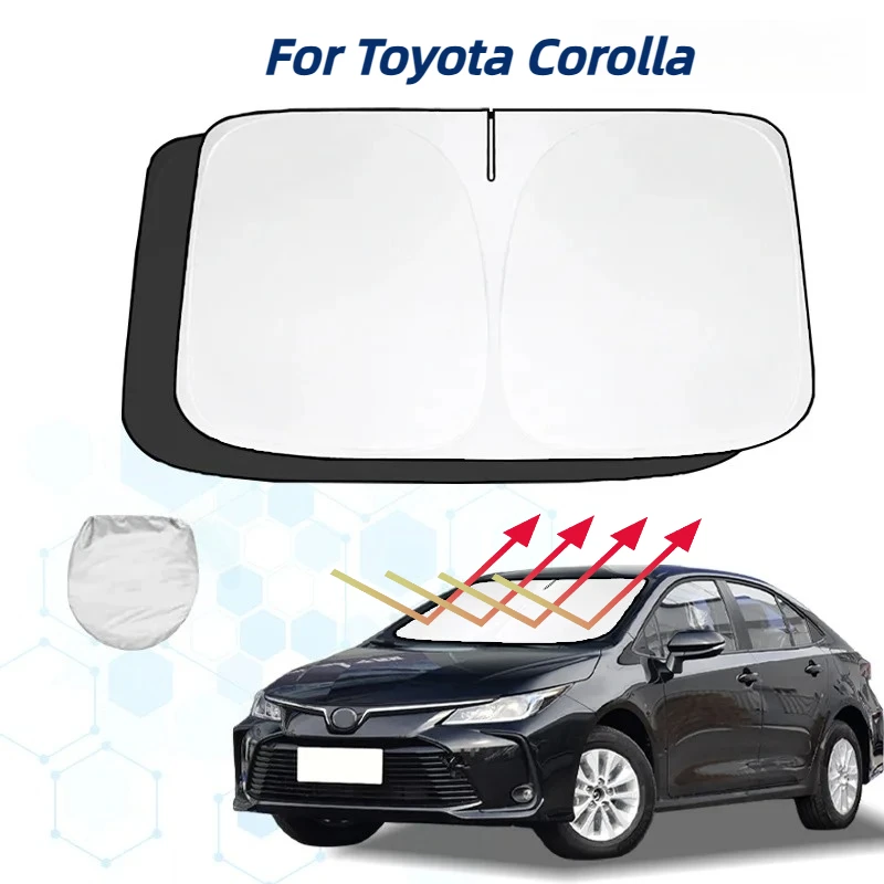 

For Toyota Corolla E210 Windshield Sun Shade Sunshade Sun Visor Protector Foldable Blocks UV Rays Keep Your Car Cooler