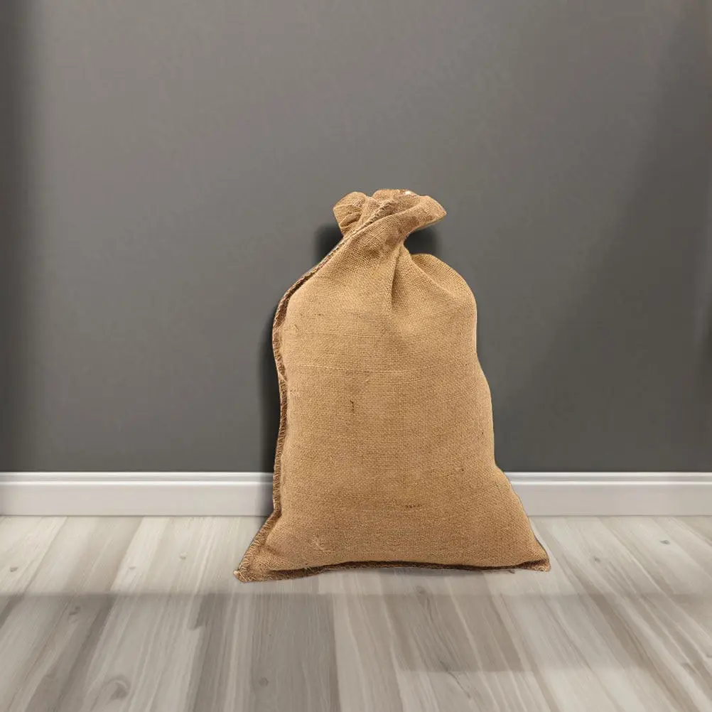 6Pcs Large Multipurpose Jute Bags Reusable Potato Onion Vegetable Storage Burlap Sacks Breathable Gardening Food Pantry Bags