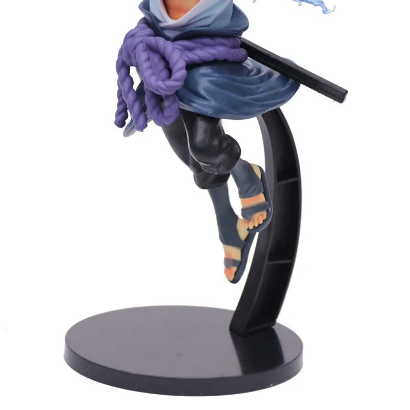 Bandai Japan Naruto Anime Figuur Vibratie Sterren Uchiha Sasuke Chidori Standbeeld Actie Figuur Collectie Model Ornamenten Speelgoed Cadeau