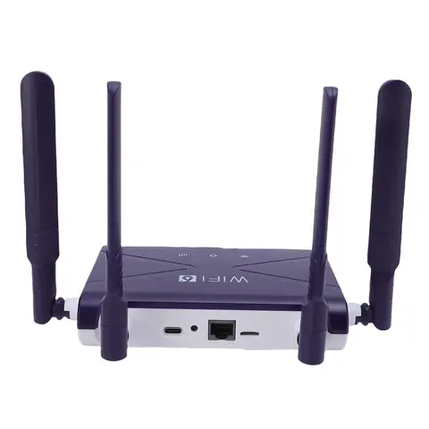 Professional WiFi6 LTE Wireless Router 300Mbps High-Speed 4G 5G CPE LTE Router with SIM Card Slot 4 Antennae for Phone Laptop PC
