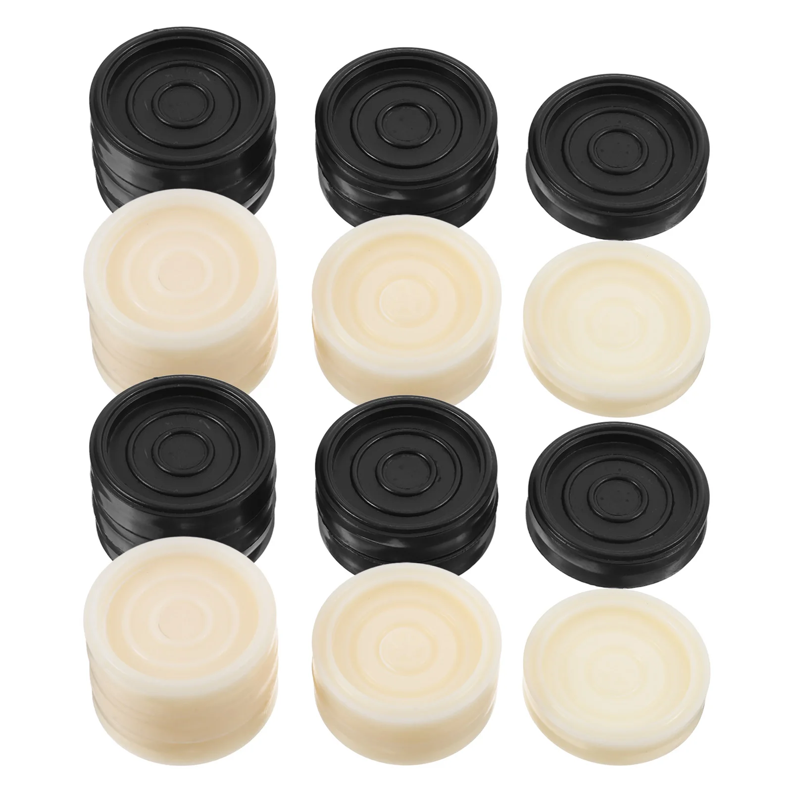 

24pcs Backgammon Pieces Plastic Round Checker Pieces For Board Replacement Checkers Accessories Travel-Friendly Set