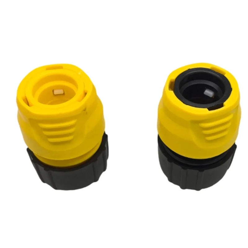 A74G-Water Pipe Connectors(2 Pcs) With 3M 3/4 Water Inlet Pipe For Karcher And Gardening Water Stop Hose