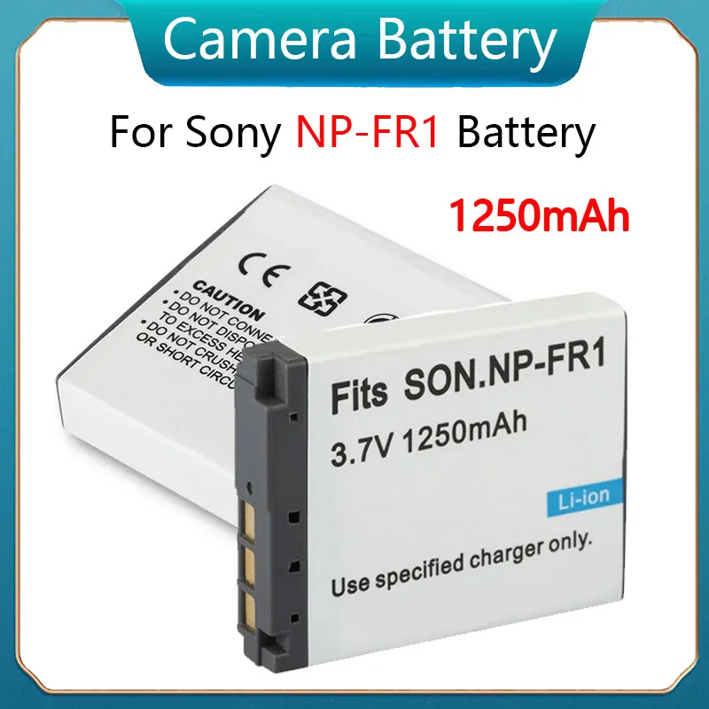 1250mAh NP-FR1 Battery NP FR1 Camera Battery for SONY DSC P100 P150 P120 T30 G1 V3 T50 F88 P100LJ P100PP P100R P100S P150