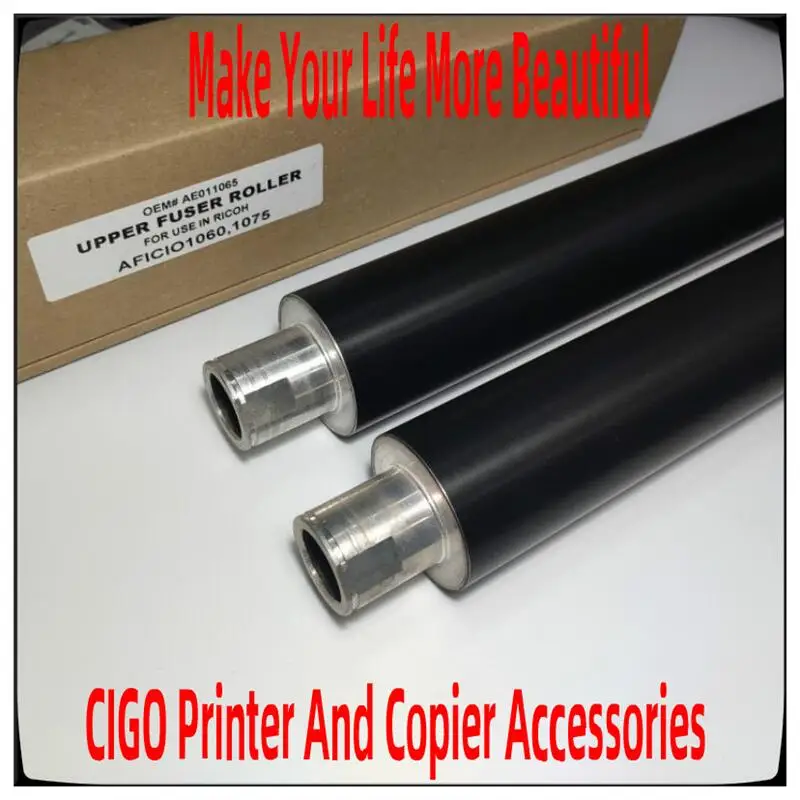 

Верхний ролик фьюзера для принтера Ricoh Aficio 1055 1060 1065 1075, AE011097 AE01-1069 AE01-1087 SP 9100 9100DN Верхний ролик нагревателя