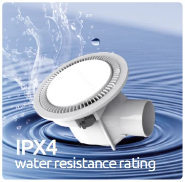 Ceiling Mounted Extractor Air Fan 50 12W IPX4 Rated Low Noise With Humidity Sensor Automatic Ventilation For Bathroom Kitchen
