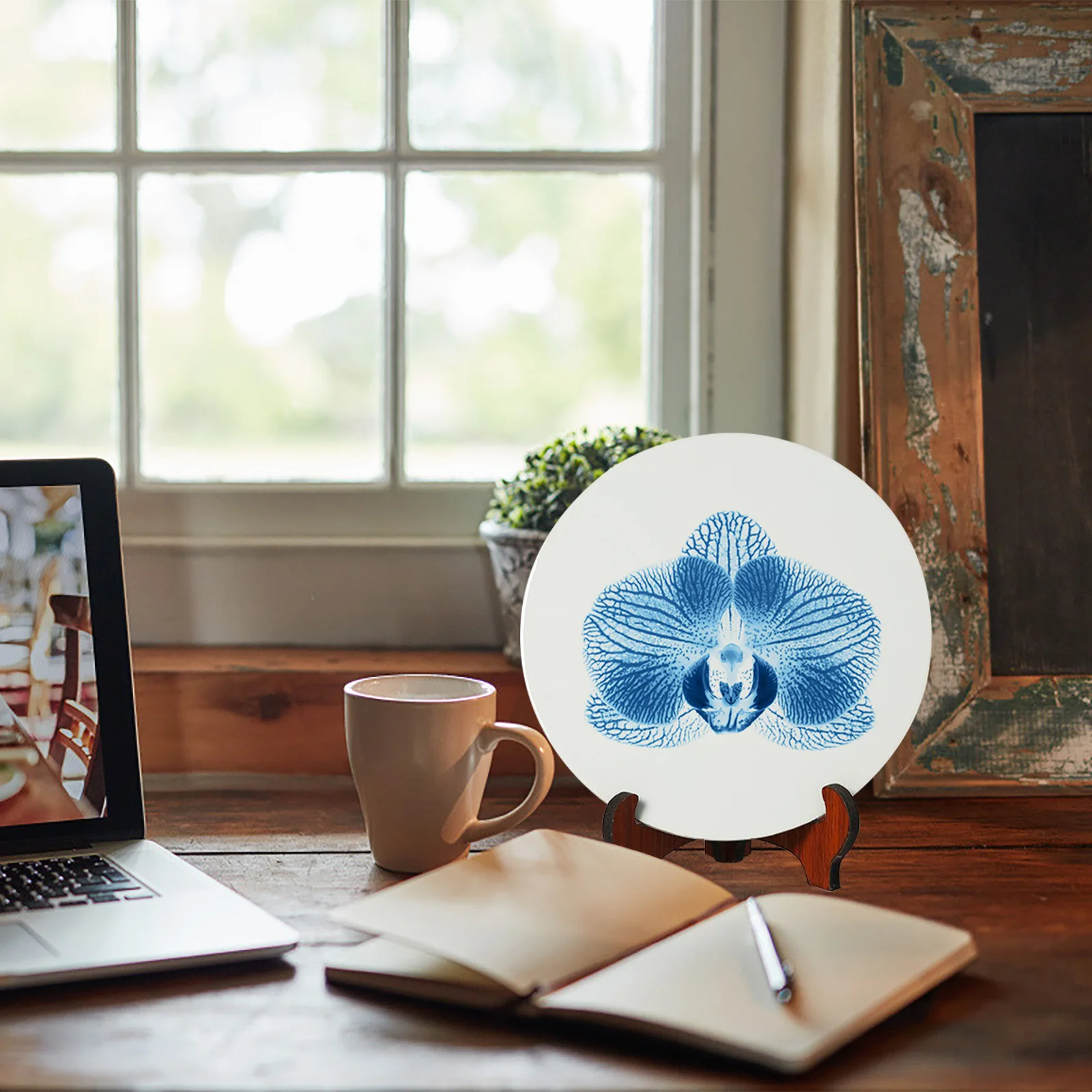 

Ceramic Painting Board Plates Blank White Unfinished Unfinished Ceramic Plate DIY Drawing Round Chip Canvas Craft
