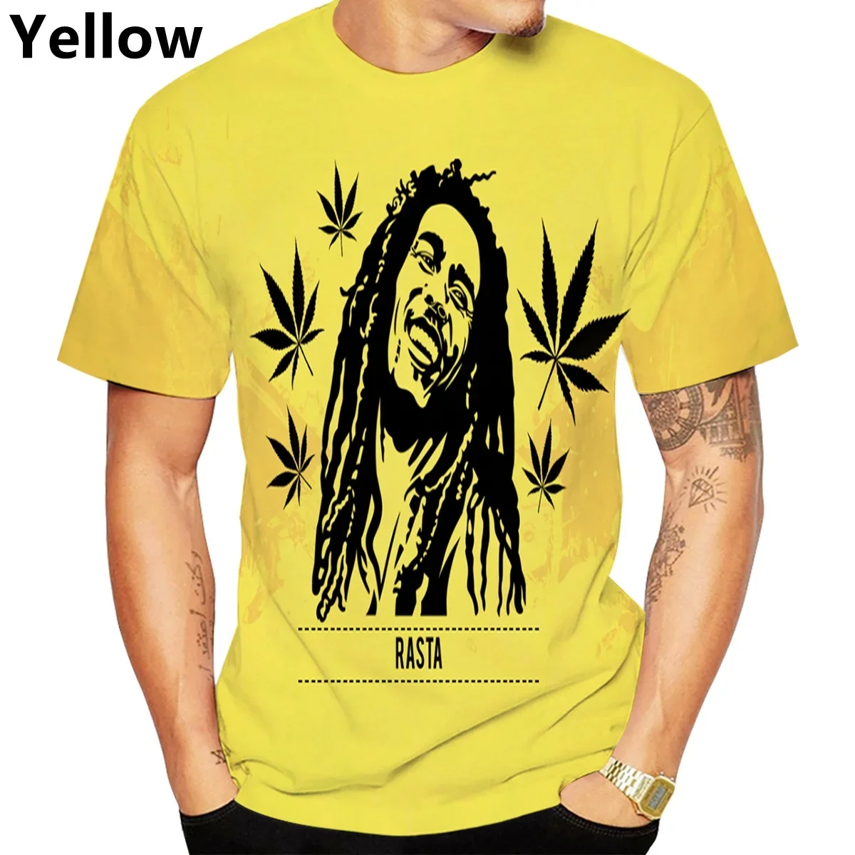 Bob Marley 3D T-shirt T Shirts for Men Women Summer Fashion Casual Short Sleeved Harajuku Top Tees