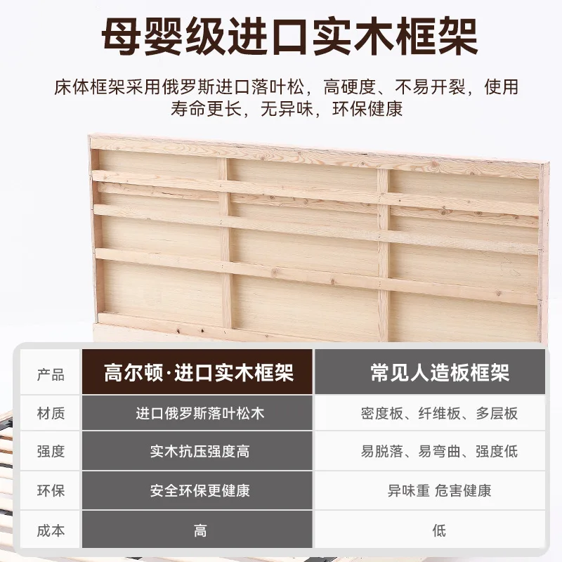 Cama de casal de vento simples