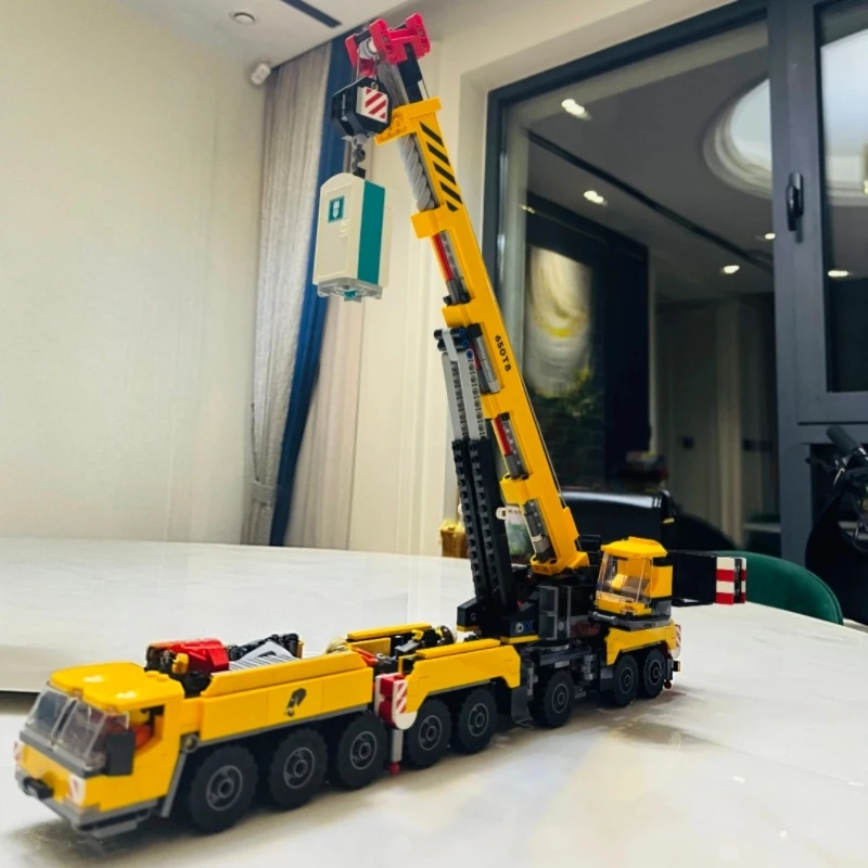 

Совместимый с другими брендами набор строительных блоков «Мобильный кран» серии City 60409, идеально подходит для праздничных подарков