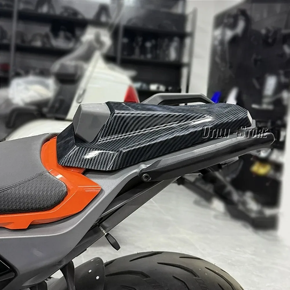 Motorcycle New Pillion Rear Seat Cover Cowl Solo Fairing Carbon Fiber Black For 390 DUKE 390DUKE 390 Duke 390Duke 2024