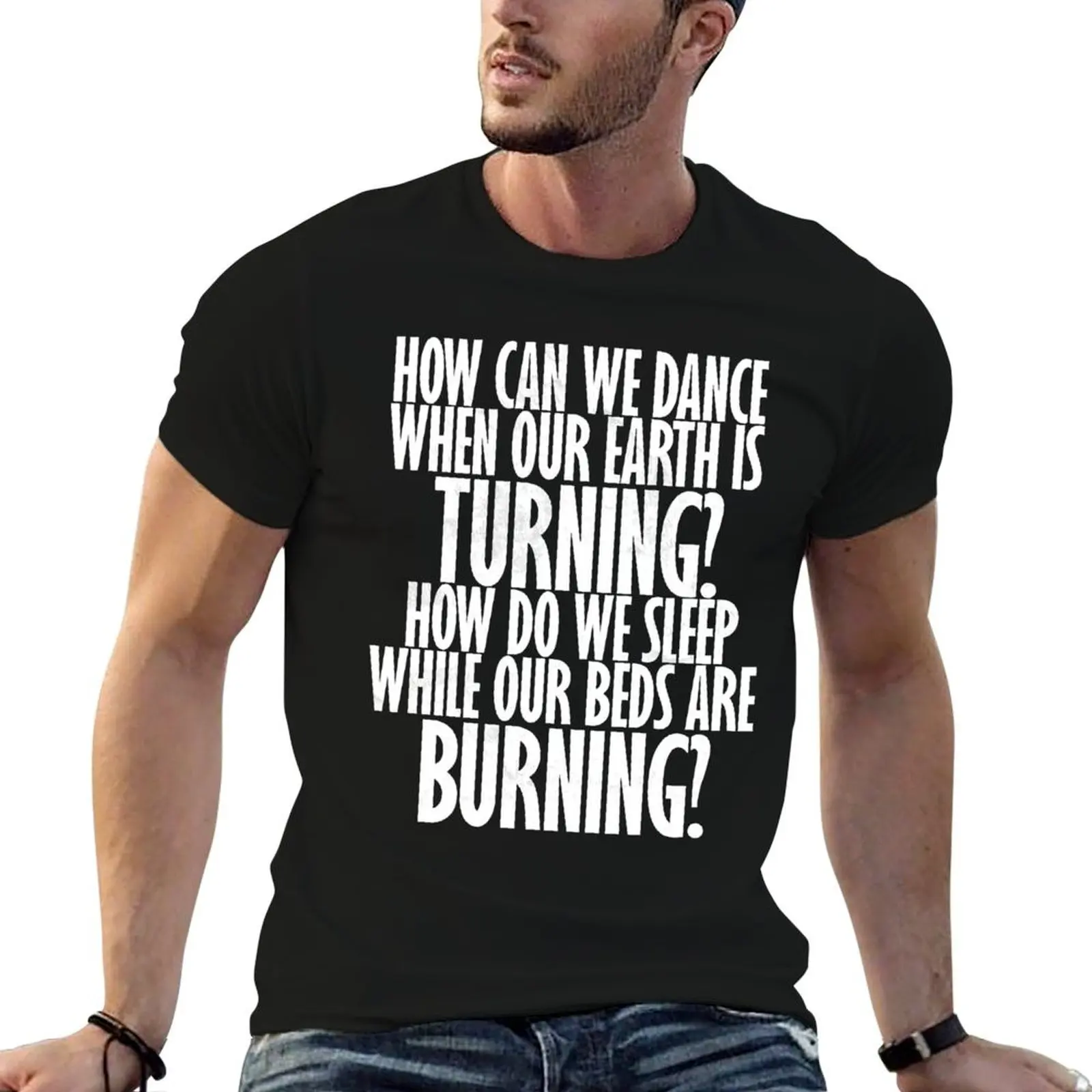 Beds are burning T-Shirt Dry Fit Athletic Short Sleeve Shirt