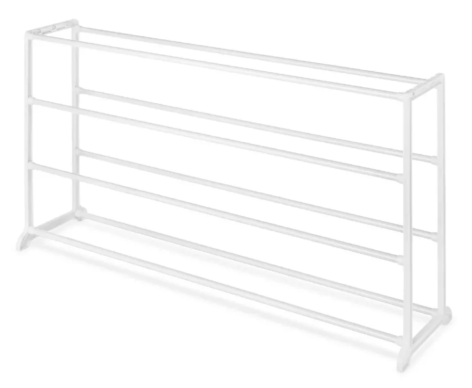 

Tool 4-Tier 20 Pair Floor Shoe Rack - White - Resin