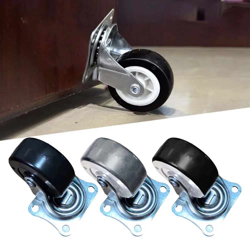 68*21mm Furniture Casters Furniture Accessories Long-Lasting Performance Silent Side Mount Versatile Functionality
