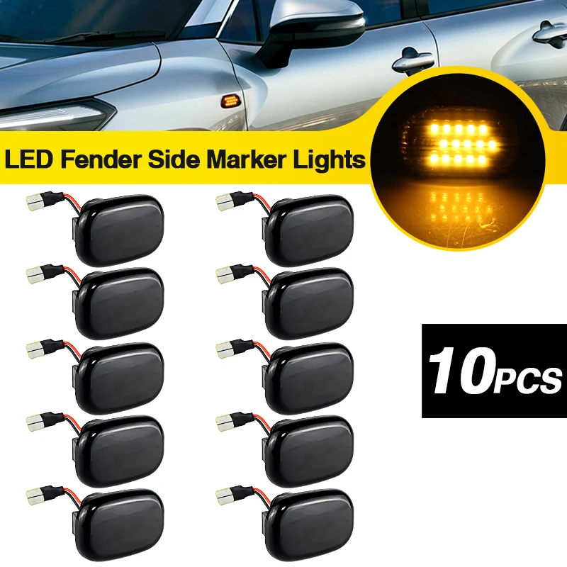 10個入り-ダイナミックledサイドマーカー-フローウィンカーライト-トヨタ-アベンシス-m20-カムリ-sv4-cv4-カルディナ-zt24-カローラ-e10-e11-e12用