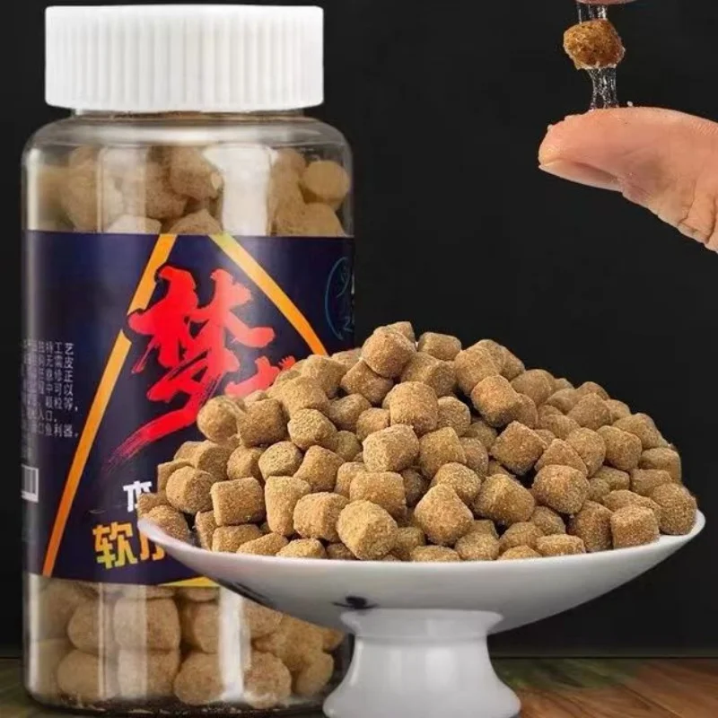 90g Pellet Fishing Bait Strong Sticky Soft Fish Attractant Portable Outdoor Fishing Bait For Carp Crucian Black Pit Bighead