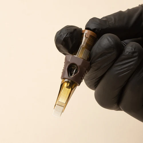 Imagen 2 del producto 20 unids/caja FONE agujas de cartucho de tatuaje desechables delineador redondo aguja de tatuaje de seguridad esterilizada desechable para máquinas de tatuaje