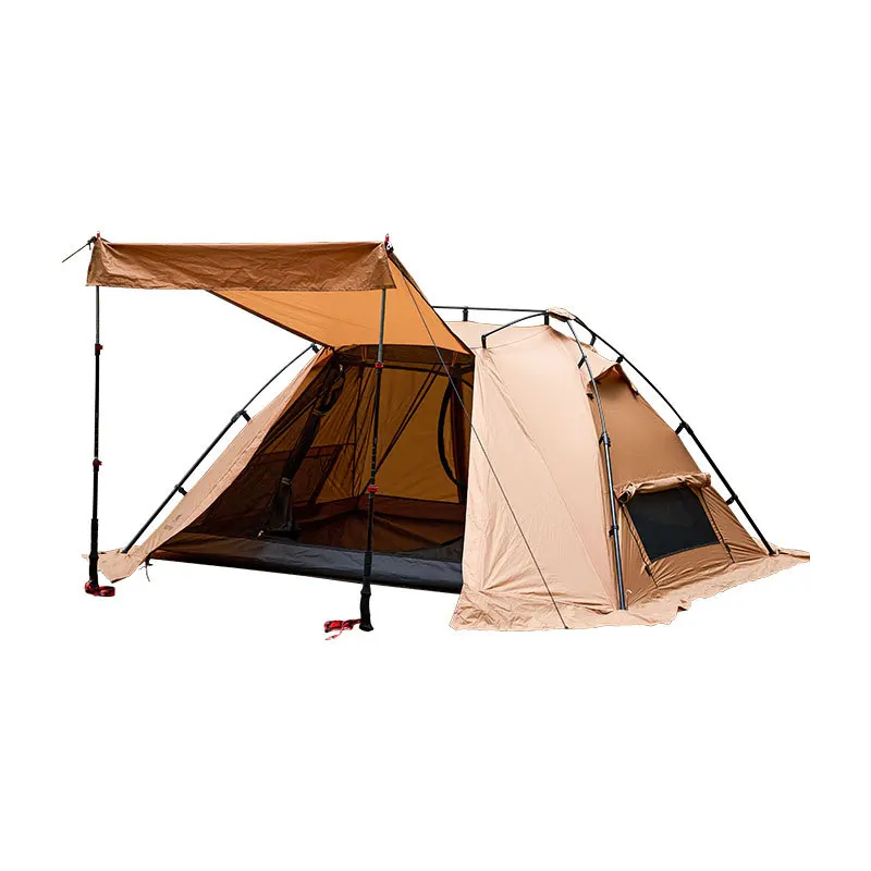 

Outdoor waterproof sunscreen simple camping shelter large space automatic tent