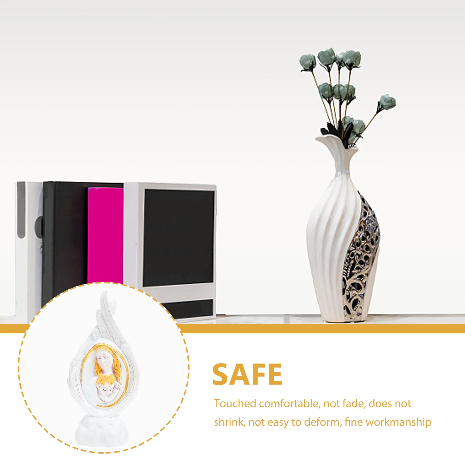 

Resin St. Jesus Adornment Stylish Classic Design Sacred Images Proportion Coordinated Home Office Living Room Decor