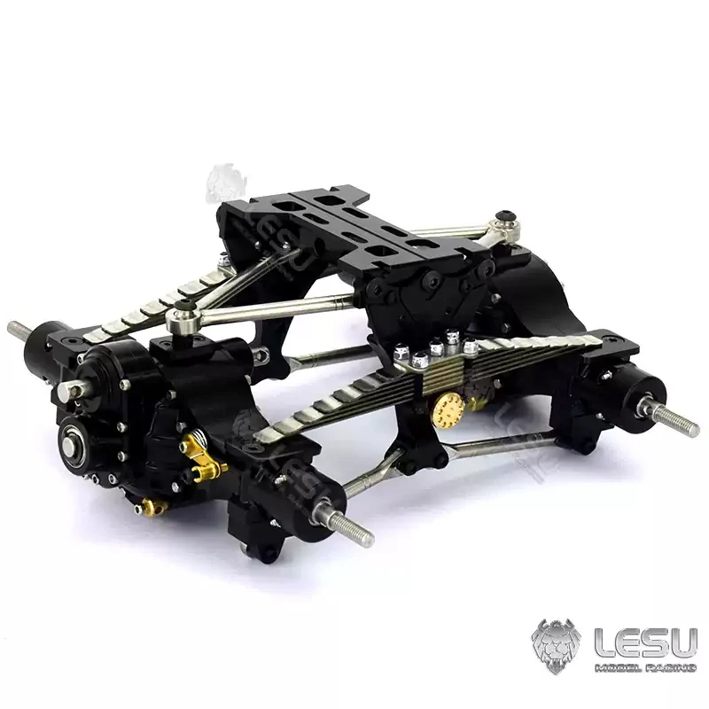 Lesu Modell Aktualisiertes Federungskit Pneumatische Ersatzteile für 1/14 RC Tamiya Man Hydraulische Traktoren Anhänger Ferngesteuerte LKWs RC-Autos – Detail 3