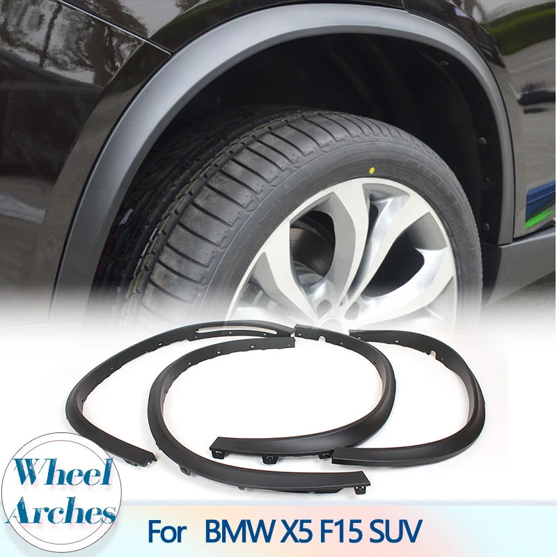 PP Car Wheel Arches Fender Flares Mudflap Mudguard for BMW X5 F15 SUV 4 Door 2014 - 2016 35i 35d 40e 50i Wheel Arches Mudguard