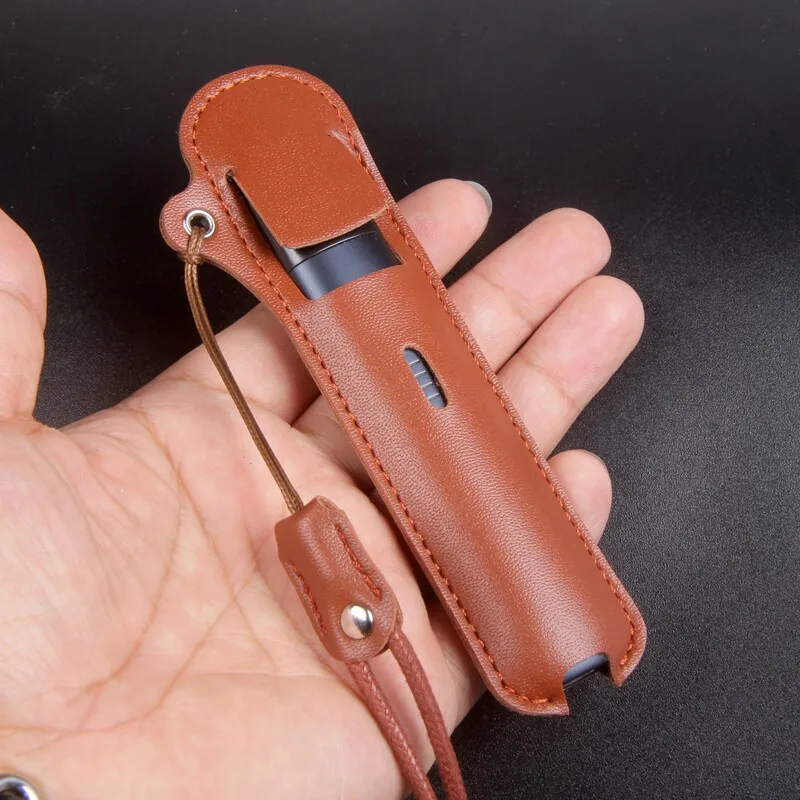 Leather Case for Relx Phantom Holder Anti-Lost Leather Holder Protective Case Cover for Relx 5th Generation Pen Device