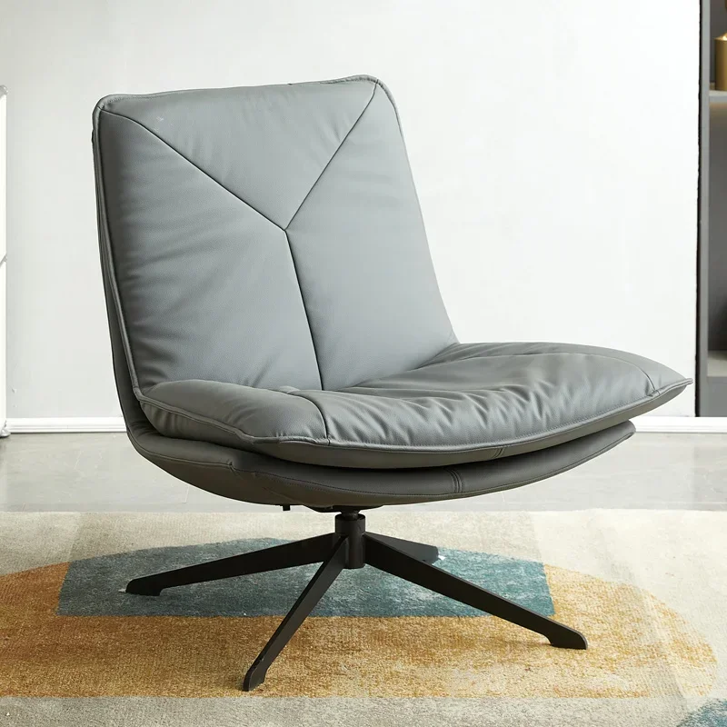 Luxury Modern Chairs Lumbar Support Balcony Aesthetic Makeup Floor Chair Designer Reading Muebles De La Sala Home Furniture image 2