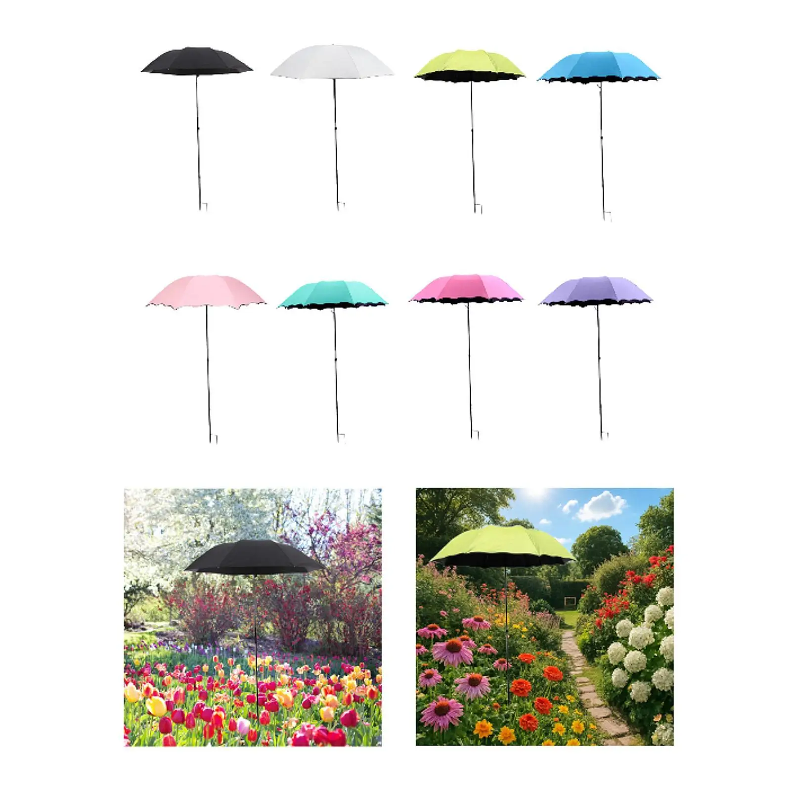 

Plant Umbrella Sturdy Plant Shade for Potted Plants Flower Pot Patio Flowers