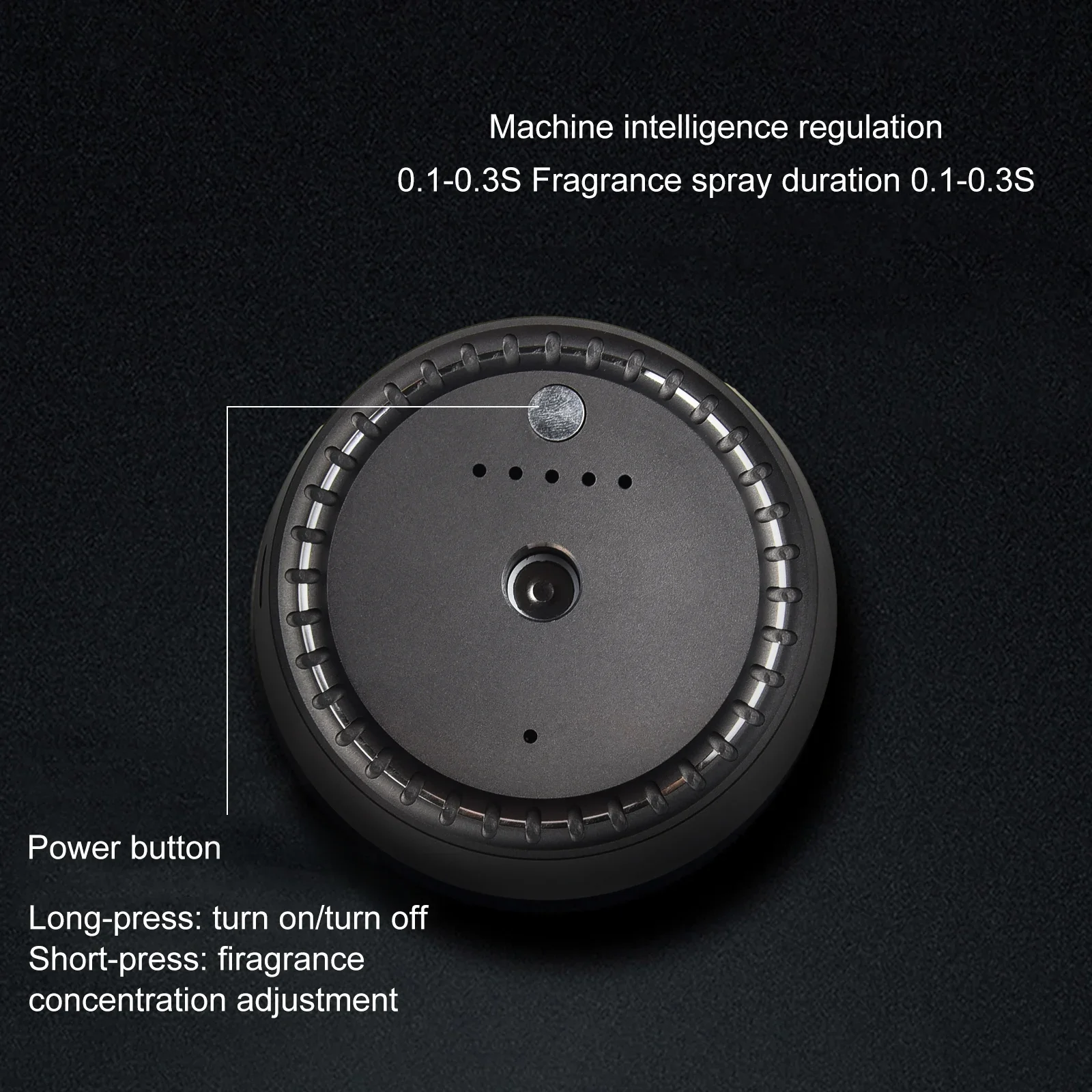 

Car Aroma Diffuser Freshener Machine Mini Scents Aromas Black Diffusers Fragrance Intelligent Wireless Hot Sale
