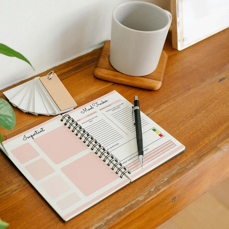 Mental Health Anxiety Planner Anxiety & Depression Therapy Worksheets Self Care Planner DBT Diary Mood Tracker Anxiety Journal