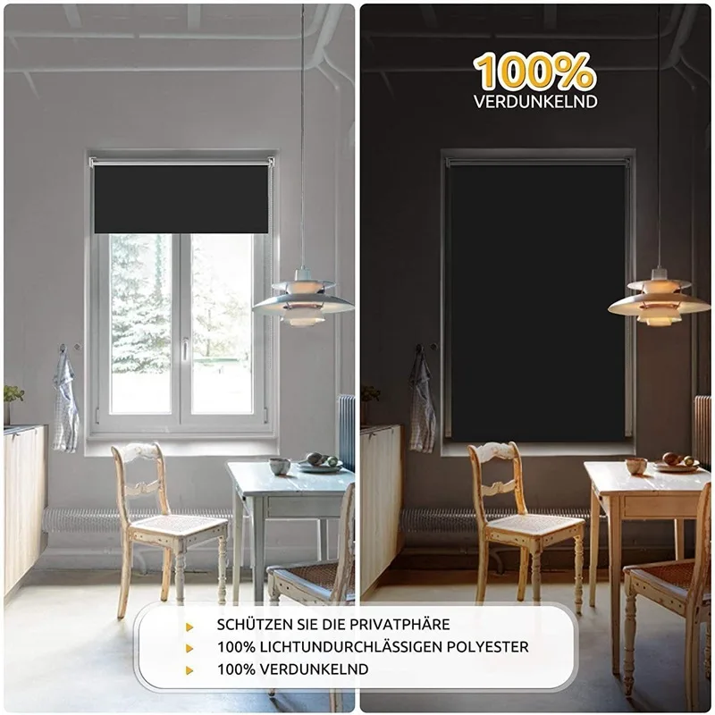 full-blackout-roller-blind-black-window-shade-180cm-height-adjustable-65‑90cm-width-light-blocking-curtain-for-home-office-use