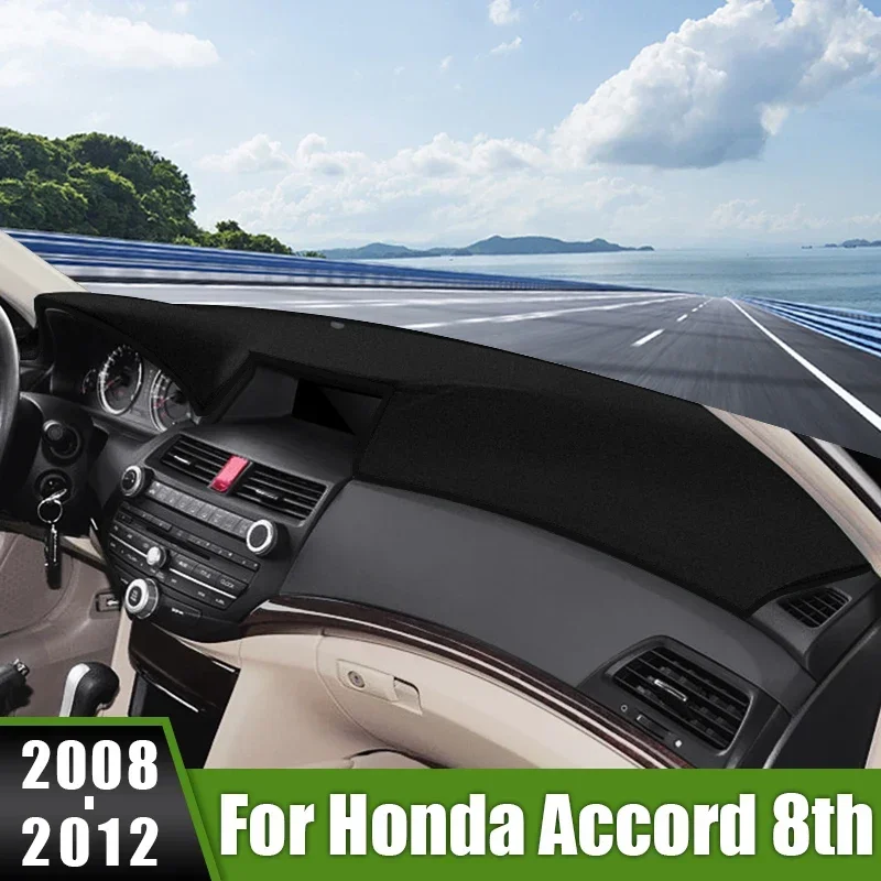 

For Honda Accord 8th 2008 2009 2010 2011 2012 Car Dashboard Cover Avoid Light Pads Sun Shade Mats Instrument Panel Case Carpets