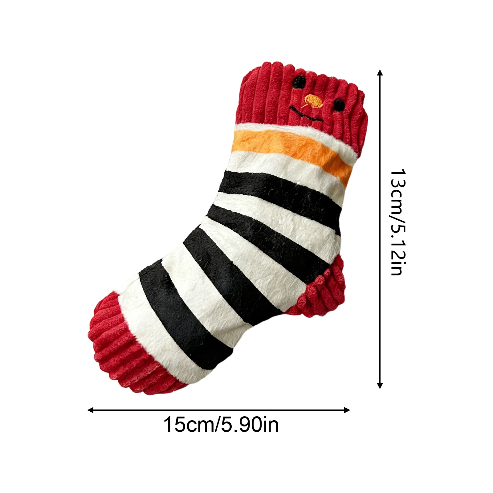 Pet Toy Cartoon Plush Toys Cute Sock-Shaped Dog Interactive Toy Bite-Resistant Toy Sound-Making Toys for Cats and Dogs