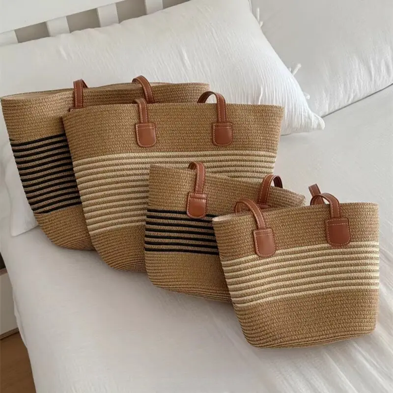 bolsa-de-ombro-grande-de-palha-trancada-com-listras-simples-bolsa-de-praia-para-o-dia-a-dia-bolsa-de-viagem-e-passeio-bols