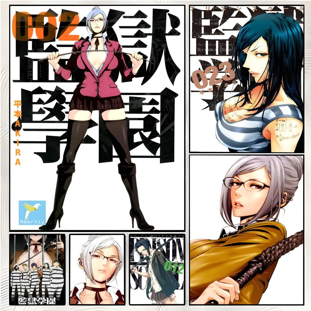 manga comedy Prison School Poster Superior Home Space  Indoor Decorative Art & Home Decor