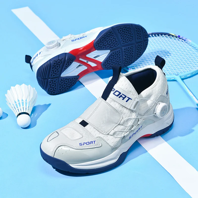 

Professional Badminton Shoes Non-Slip Training Indoor Outdoor Sneakers for Men Women Breathable Wear-Resistant Tennis Shoes