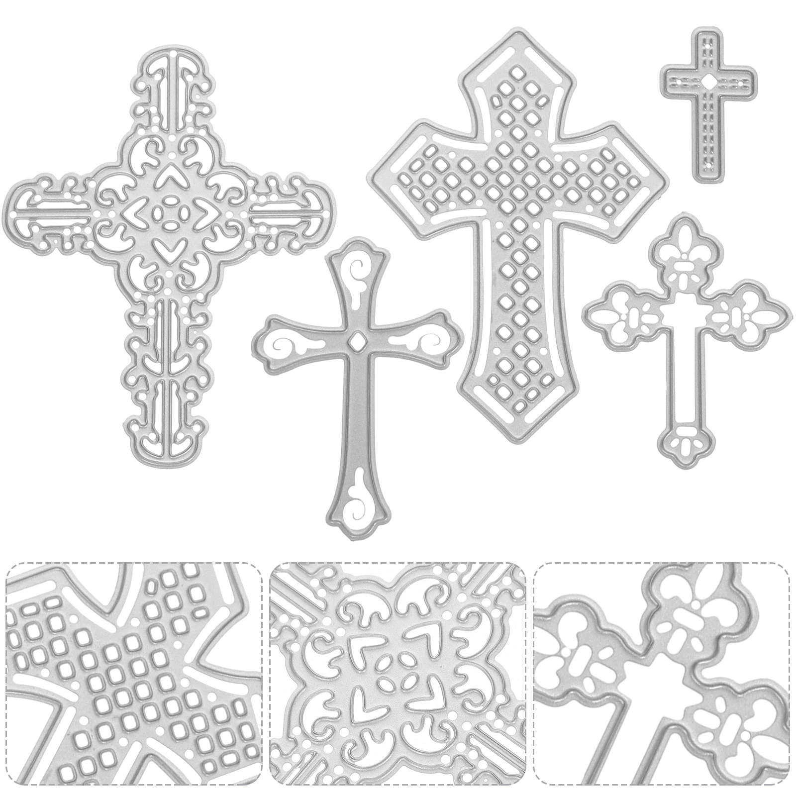 

Metal Cutting Dies High-carbon Steel Scrapbook Paper Craft Decor Machine Embossing Folders Reusable Easy Clean For Home Storage