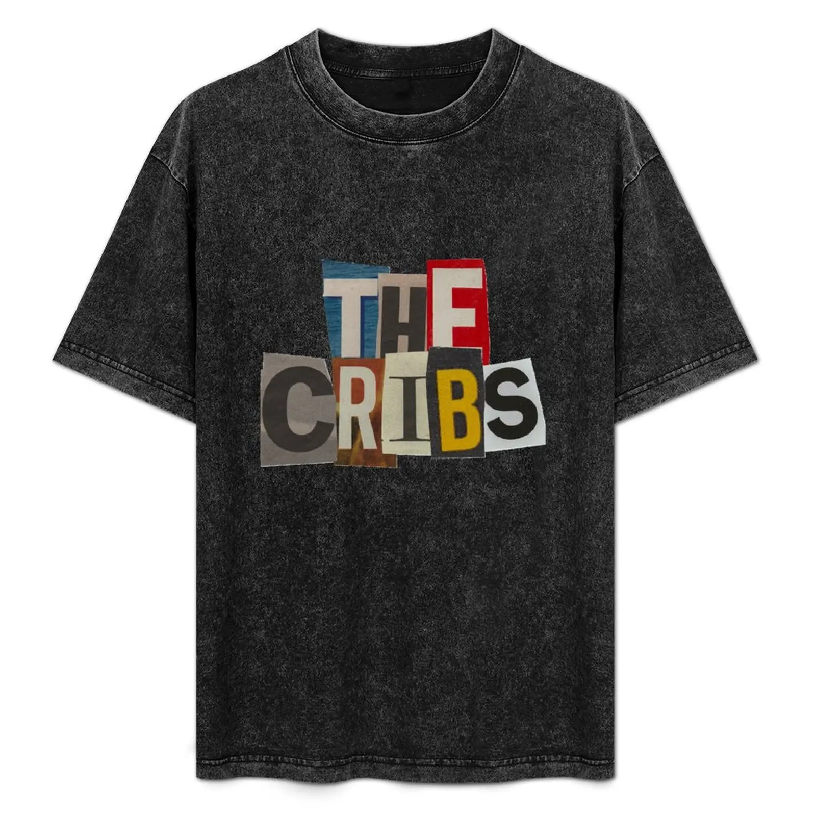 The Cribs, RansomNote T-Shirt oversized t shirt customs customizeds plain heavyweight t shirts for men