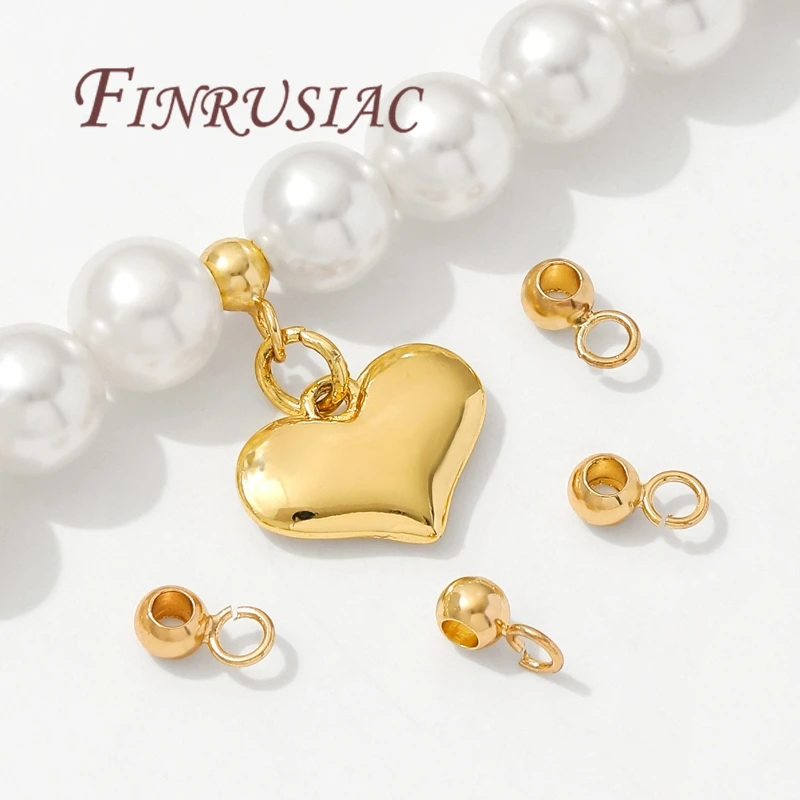 كفالات مطلية بالذهب KC مع حلقات مفتوحة، كفالة للمعلقات، كفالات المجوهرات، إكسسوارات الأساور ذاتية الصنع، كفالة القلادة